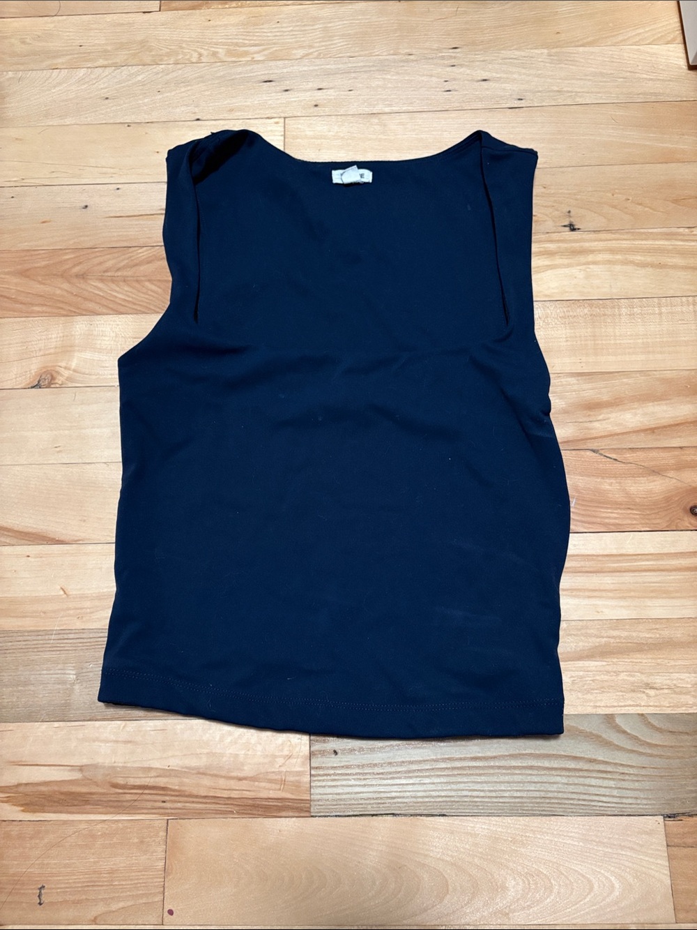 Garage navy tank top
